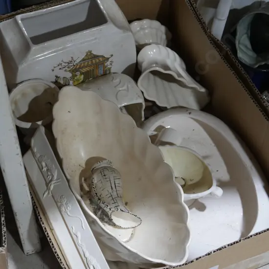 Assorted pottery, china