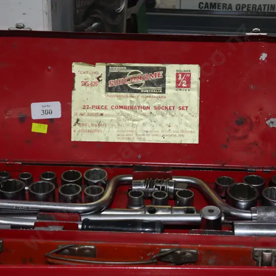 Sidchrome socket set