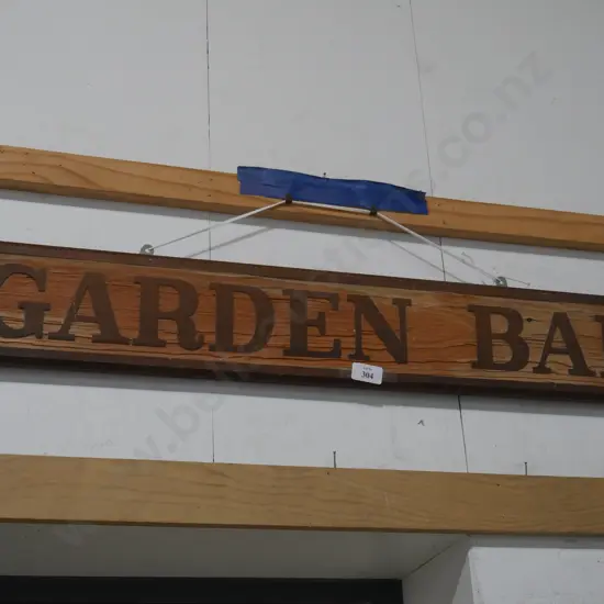Garden bar sign