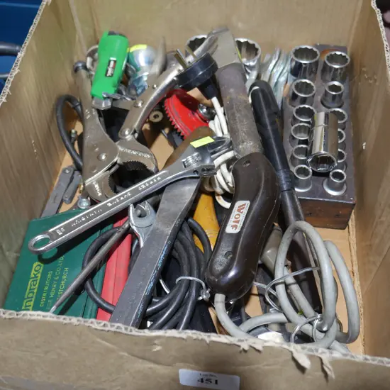 Soldering iron , sockets, ect