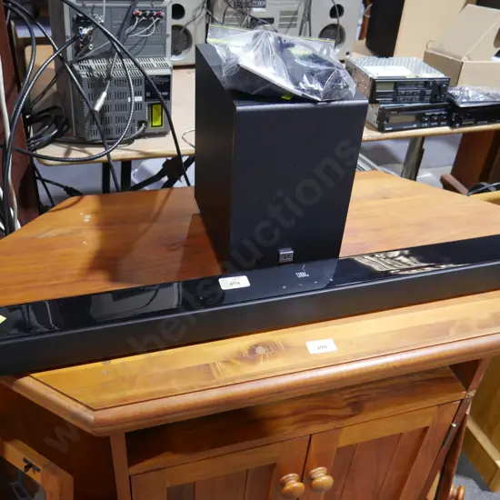 JBL soundbar and sub