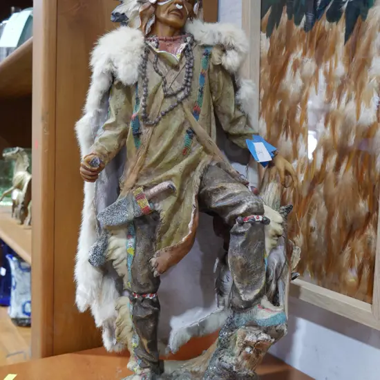 Indian chief figurine