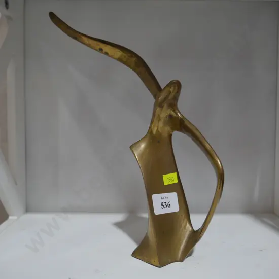 Brass flying bird