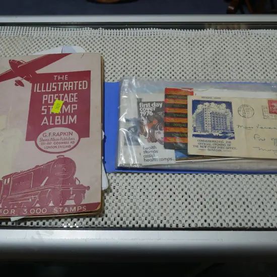 Stamps, first day covers