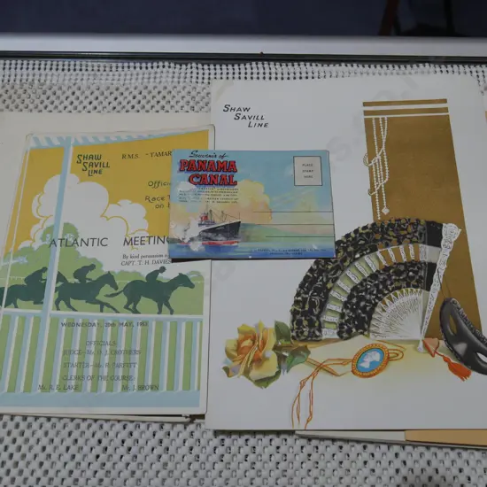 Shipping lines pamphlets etc