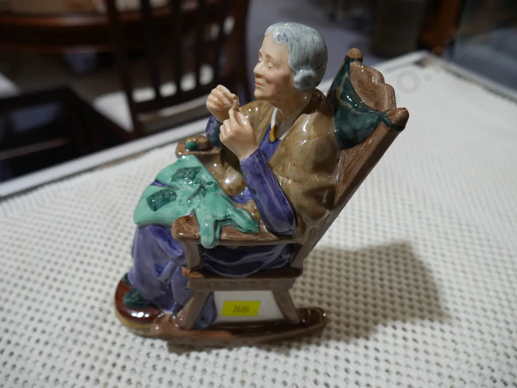Royal Doulton figure, A Stitch in time Image 1++