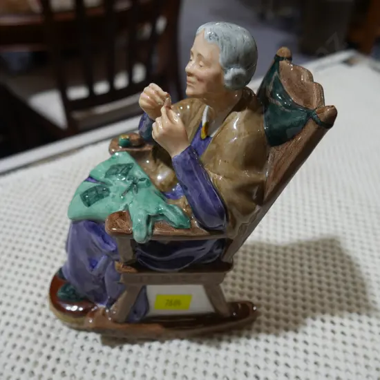 Royal Doulton figure, A Stitch in time
