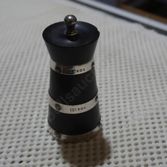 Sterling silver pepper grinder