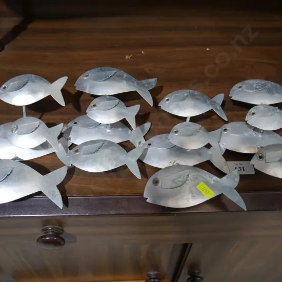 Metal fish wall hanging