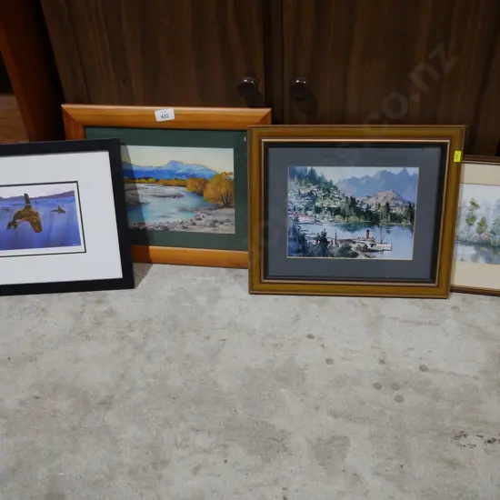 4 framed prints