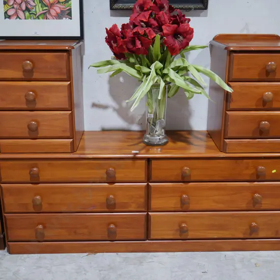 Bedside drawers and lowboy