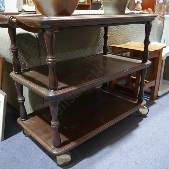 3 tier tea trolley