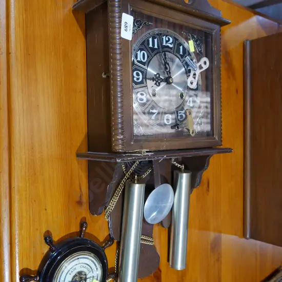 Clock and barometer