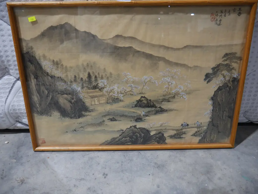 Framed Asian picture Image 1++