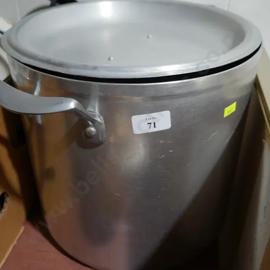 Aluminium stock pot