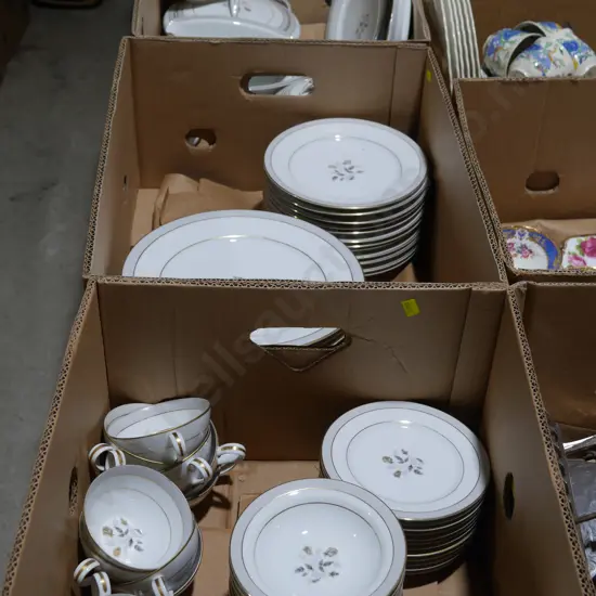 3 boxes Noritake Holbrook tableware