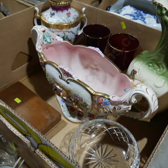 China, glassware etc