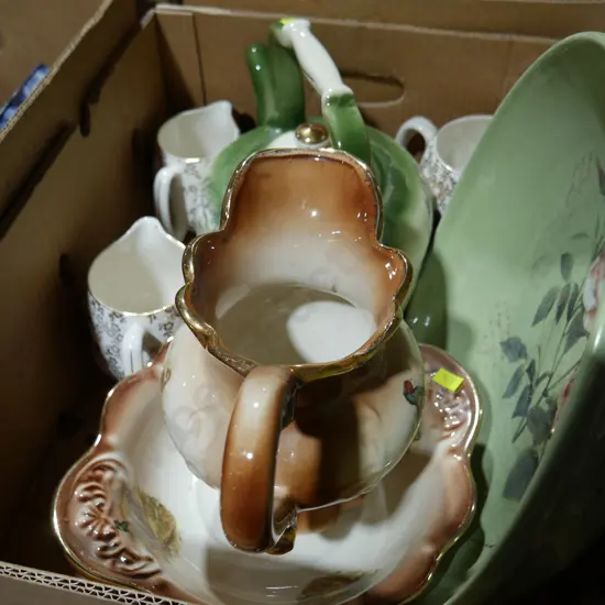 Jug & bowl, teapot etc
