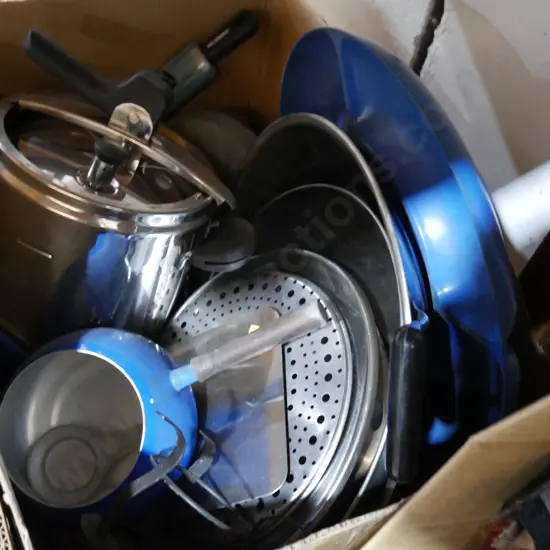 Pressure cooker, wok etc