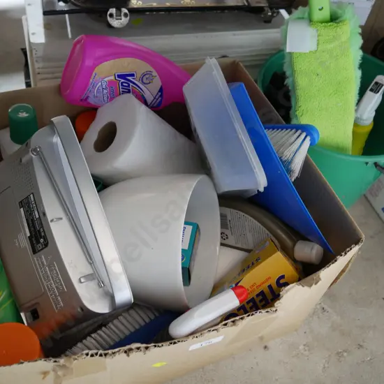 Cleaning products etc