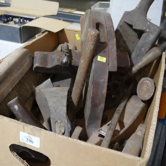 Assorted wooden tools