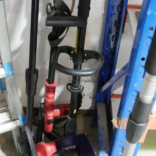 Hedge trimmer, extension arms etc