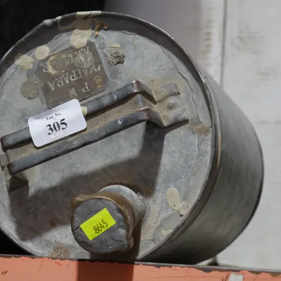 Vintage homemade tin