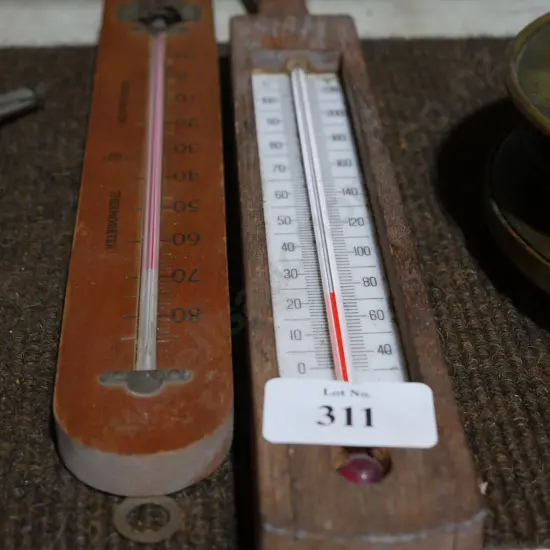 2 thermometers