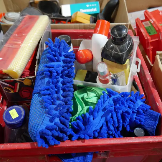 Car cleaning supplies