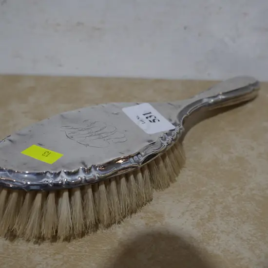 Sterling Silver hair brush