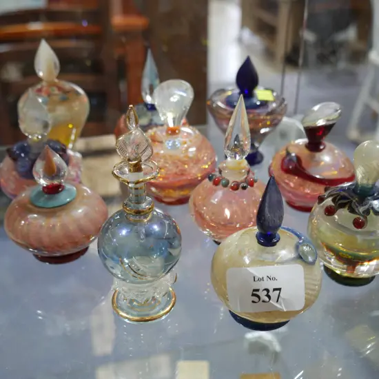 Collection of scent bottles
