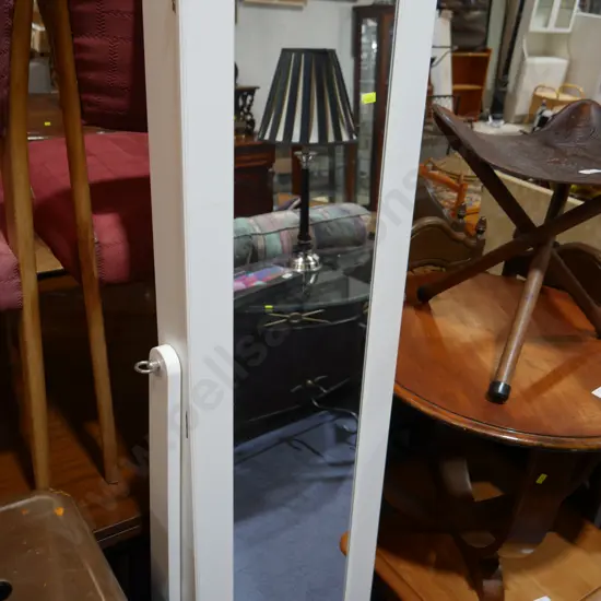 Full length mirror jewellery cabinet