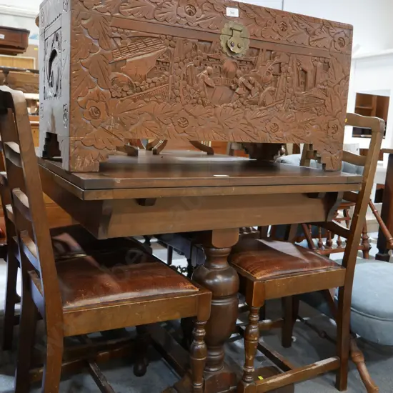 Dining table and 4 chairs