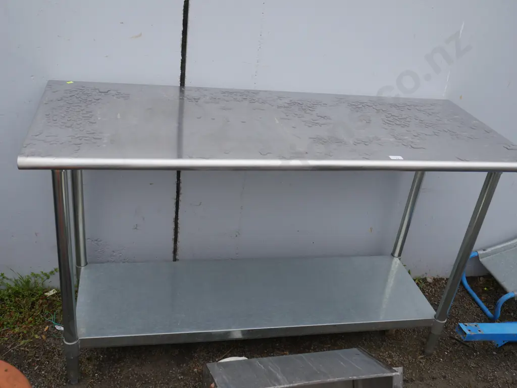2 tier stainless steel bench Image 1++