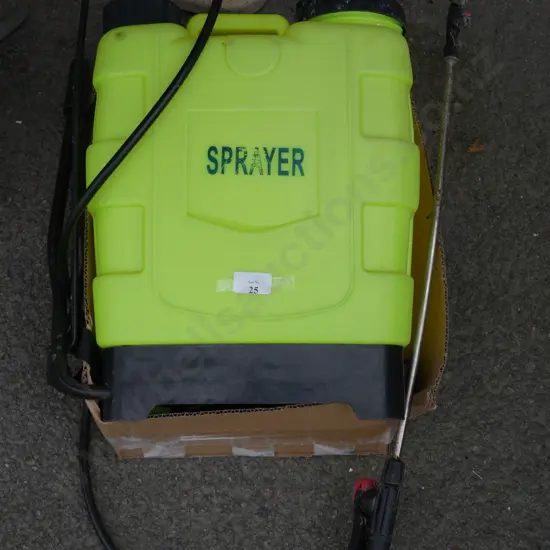 Backpack sprayer