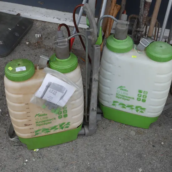2 backpack sprayers