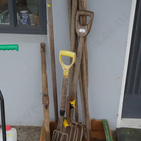 Assorted garden tools