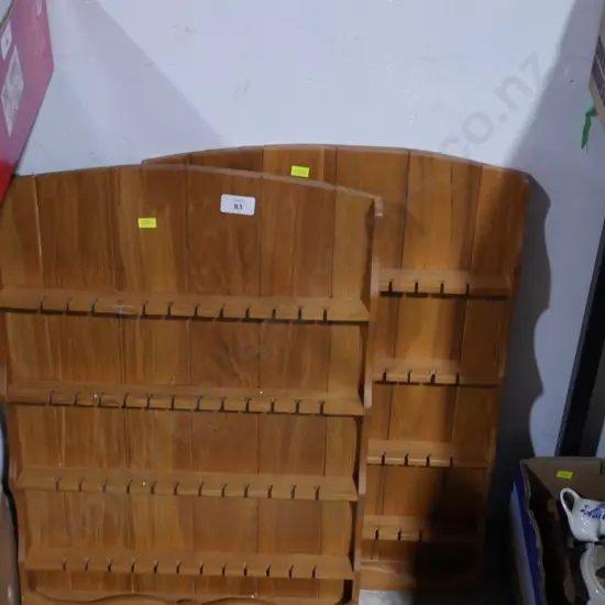 2 souvenir spoon racks