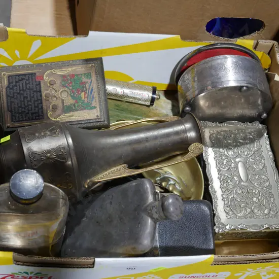 Vase, flask, jewelry box etc