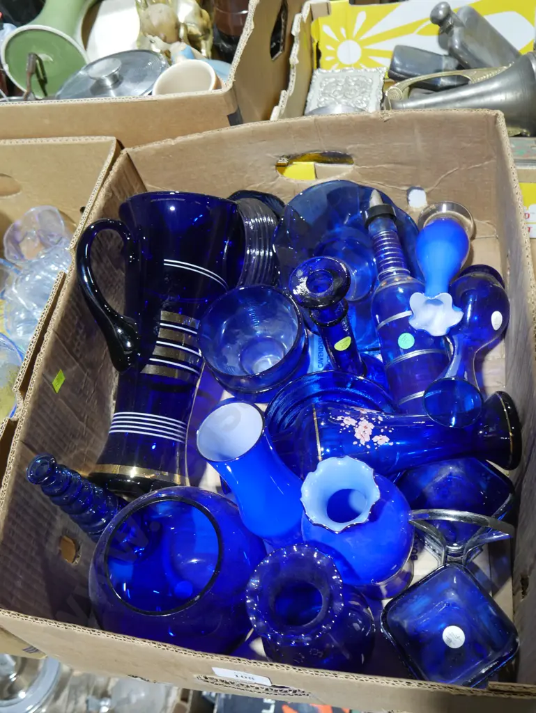 Blue glass items Image 1++