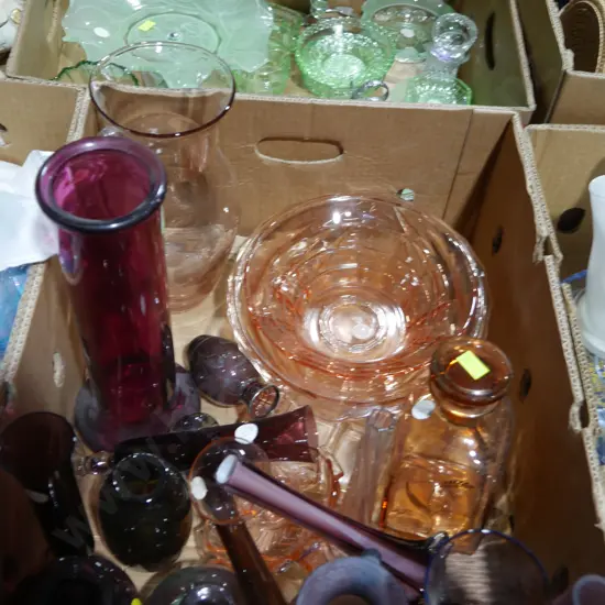 Coloured glassware