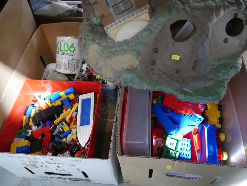 Three boxes of children's toys Image 1++