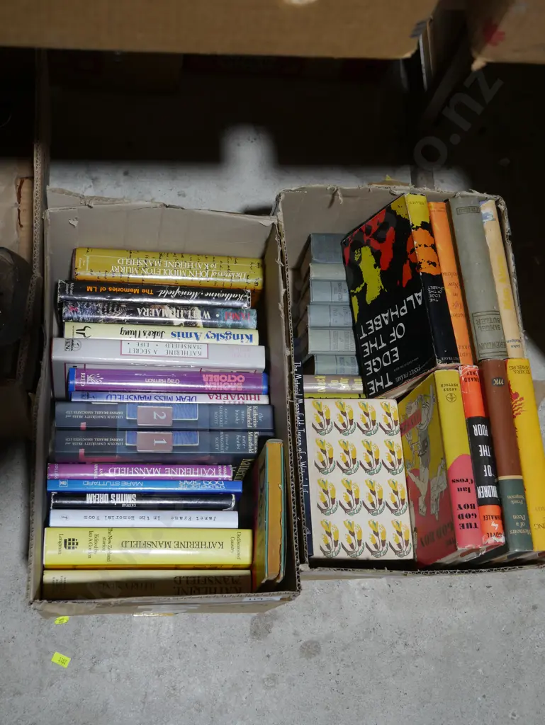 Two boxes of books Image 1++