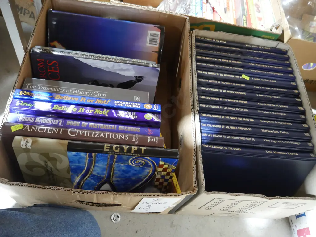 Two boxes of books Image 1++