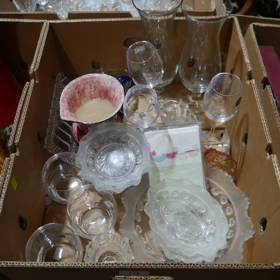Glassware etc