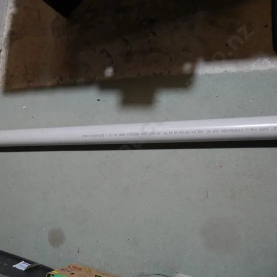 PVC storage tube and 2 surfcasters