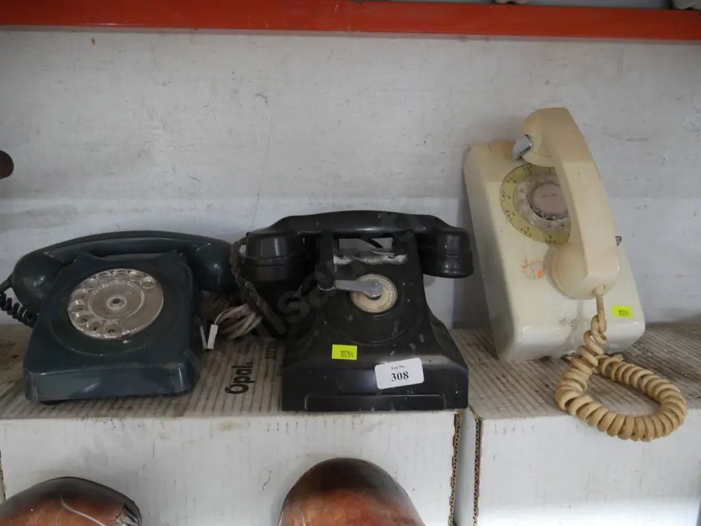 3 old telephones Image 1++