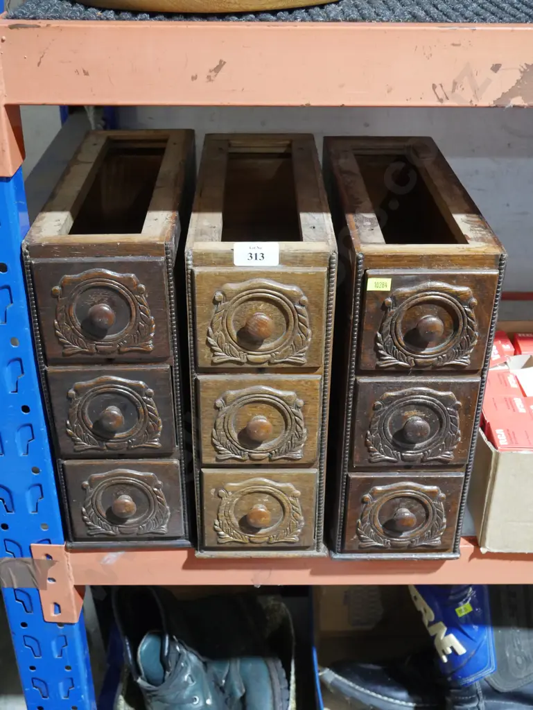 3 sets sewing table drawers Image 1++