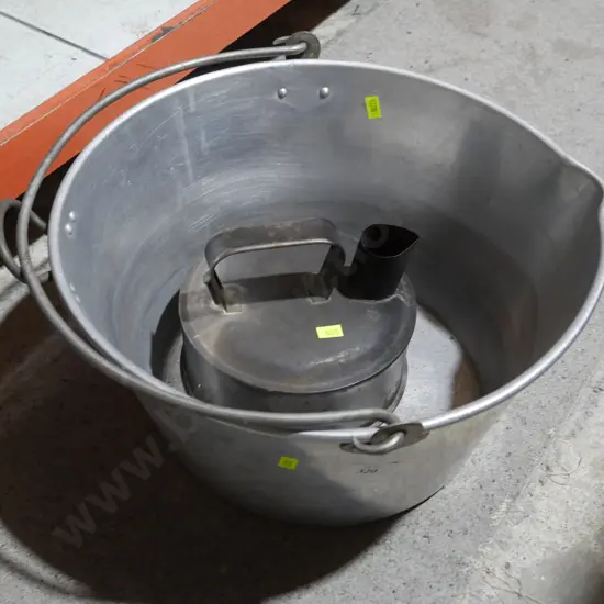 Preserving pan and kettle