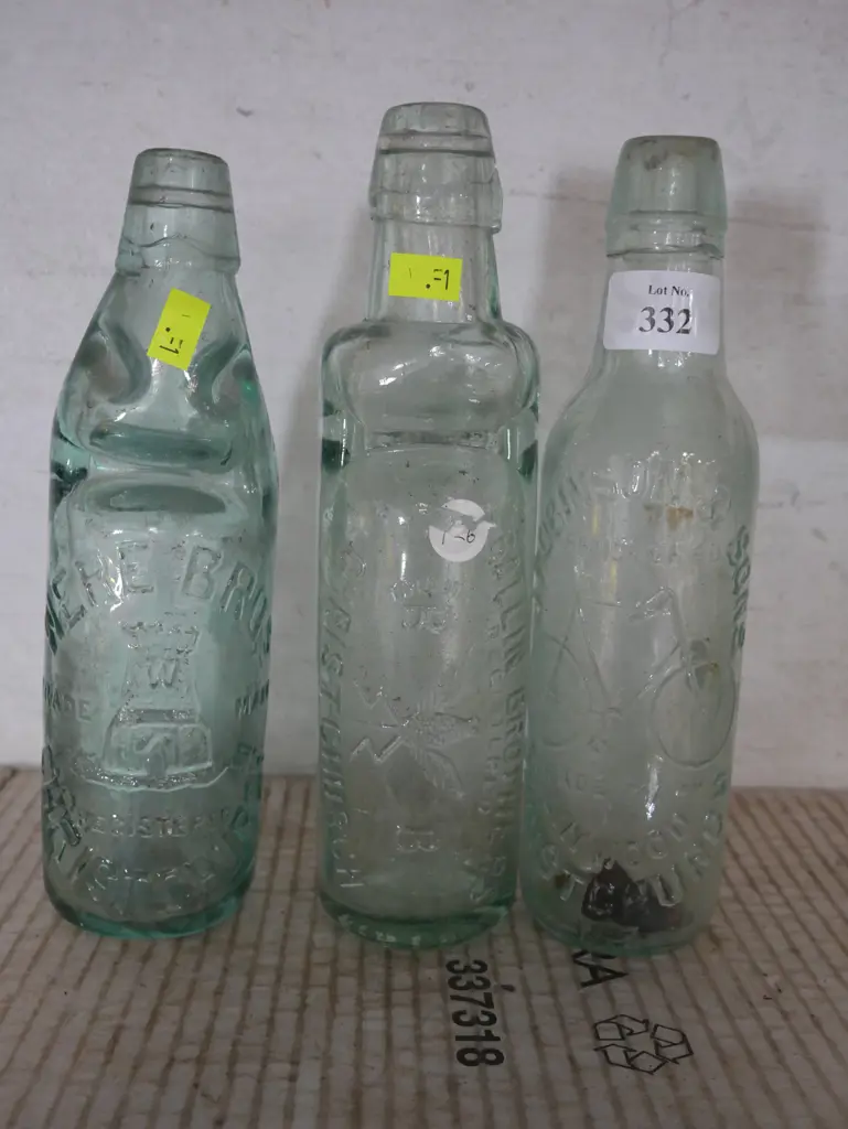 Three vintage Christchurch bottles Image 1++